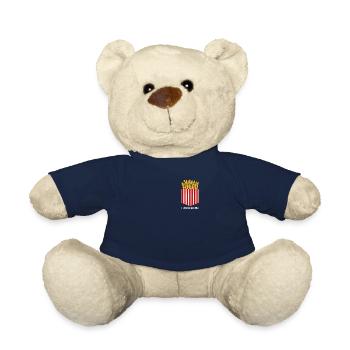 Pommes T-Shirt Tasche French Fries Only - Teddy - French Navy - Vorne