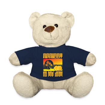Apricot is my Jam - Teddy Bear - french navy - Front