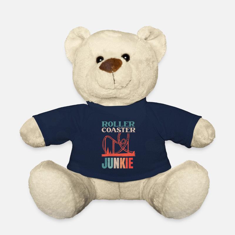 Roller Coaster Roller Coaster Junkie - Teddy Bear - french navy