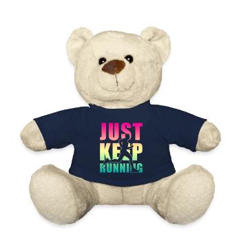 Jogging Jogger Gift - Teddy Bear - french navy - Front