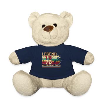 Juli 1976 Legende Vintage Geschenkidee - Teddy - French Navy - Vorne