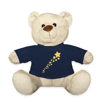 shooting star - Teddy Bear - french navy - Front