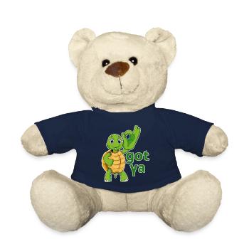 turtle turtle testudines toad - Teddy Bear - french navy - Front