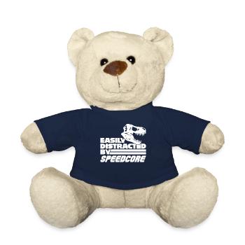 Speedcore Crâne Techno - Nounours - bleu marine - Devant