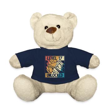 17. Geburtstag Gamer 17 Jahre - Teddy - French Navy - Vorne
