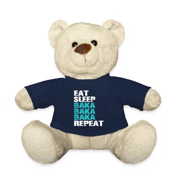 Baka Baka Anime Merch - Teddy Bear - french navy - Front