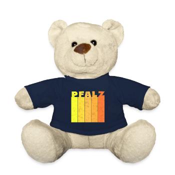 Pfalz Eifel Pfälzer vintage Geschenk - Teddy - French Navy - Vorne