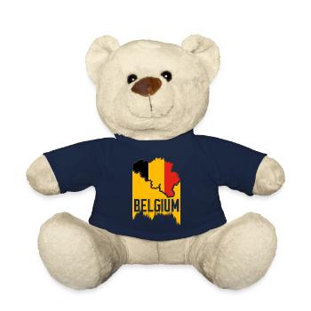 Belgique Cadeau pays drapeau Anvers Belgium - Nounours - bleu marine - Devant