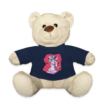 Böses Einhorn Annoying Unicorn - Teddy - French Navy - Vorne