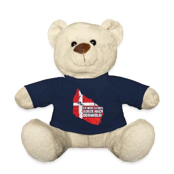 Dänemark Flagge Skandinavien Bornholm - Teddy - French Navy - Vorne