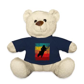 Supermoto / Supermotard / Supermoto Wheelie - Teddy Bear - french navy - Front