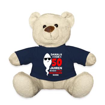 50 Jahre 50. Geburtstag 50. Jahrestag 50. Jubiläum - Teddy - French Navy - Vorne