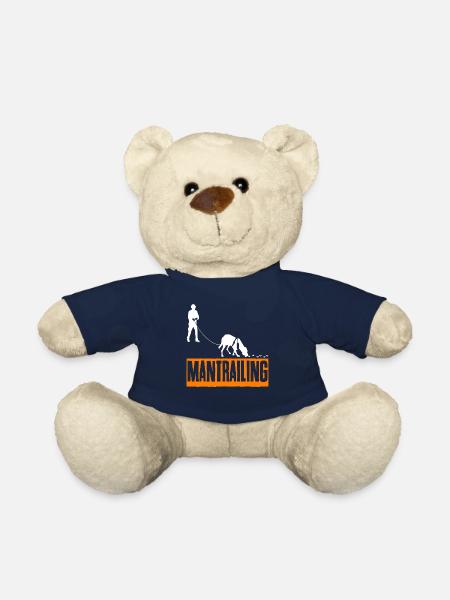 Mantrailing Rescue Dog Tracking Dog - Teddy Bear - french navy