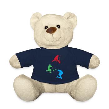 Scooter Freestyle Stuntscooter Scooter Driver - Teddy Bear - french navy - Front