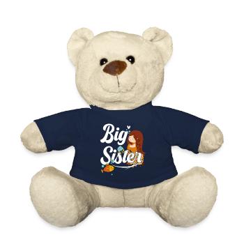 Big sister Big Sis - Teddy Bear - french navy - Front