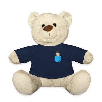 Otter Otter Funny Saying Marten Gift - Teddy Bear - french navy - Front