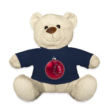 Kugel mit Baum inrot - Teddy - French Navy - Vorne