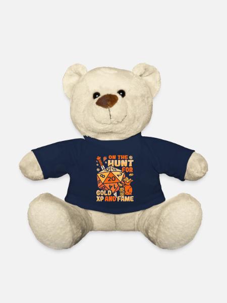 Fantasy Rollenspiel RPG Shirt für RPG Gamer - Teddy - French Navy