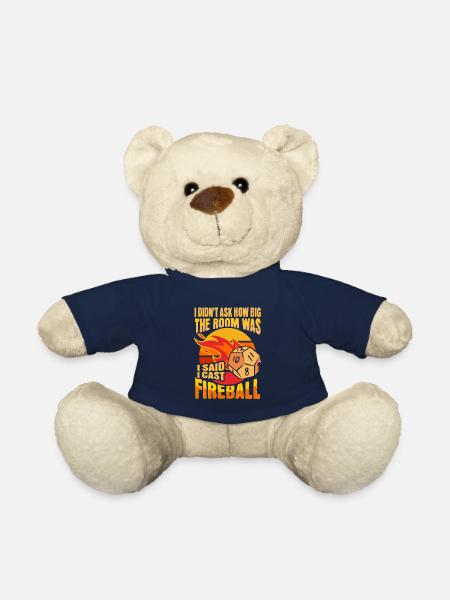 Fantasy Rpg RPG Shirt for RPG Gamers - Teddy Bear - french navy