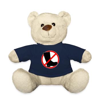 Rubber boots forbidden - gardening and gardening - Teddy Bear - french navy - Front