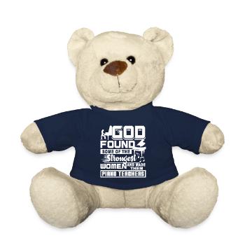 Strongest Women Piano Teachers - Teddy Bear - french navy - Front