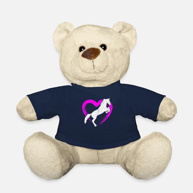 Cheval Cheval Amour - Nounours - bleu marine