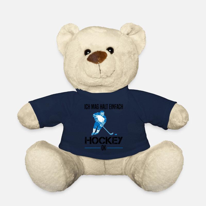 Eishockey Spruch Hockey Spieler Trainer Geschenk - Teddy - French Navy