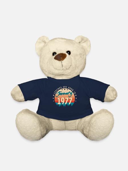 Janvier 1977 Retro Legend - Nounours - bleu marine