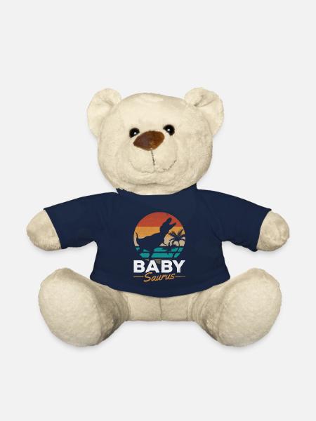 BabySaurus Rex Dinosaurier Baby Dino - Teddy - French Navy