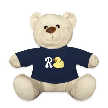 Pension Ente Rente Abschied Geschenk - Teddy - French Navy - Vorne