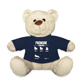 Witziges Französische Bulldogge Frenchie Hunde - Teddy - French Navy - Vorne