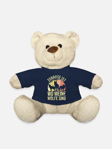Zuhause ist wo meine Wölfe sind - Teddy - French Navy