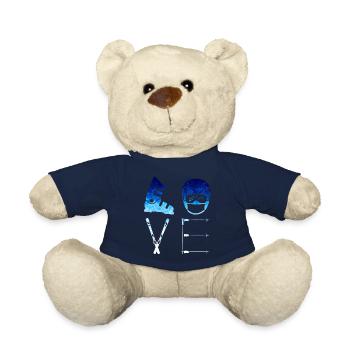 LOVE - SKI - blue Snow Edition *** - Teddy - French Navy - Vorne