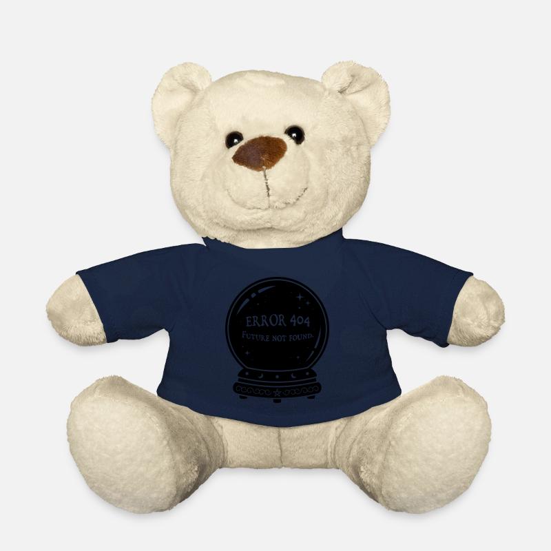 Drôle de boule de cristal - Nounours - bleu marine