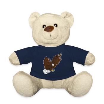 Bald Eagle - Teddy Bear - french navy - Front