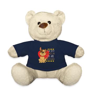 DOG RESCUE ANIMAL RIGHTS RESCUE DOG ADOPTION - Teddy Bear - french navy - Front