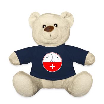 Switzerland Hockey - Teddy Bear - french navy - Front