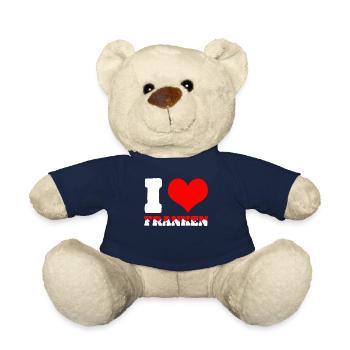 Franke Ich liebe Franken - Teddy - French Navy - Vorne