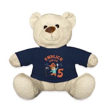 Piraten Geburtstag Endlich 5 Jahre Pirat Junge - Teddy - French Navy - Vorne