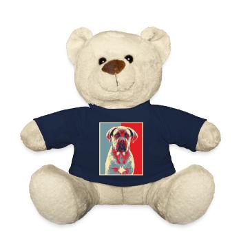 Œuvres d’art pour chiens - Vintage Cane Corso - Nounours - bleu marine - Devant