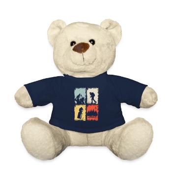 Hiking Wandern Retro - Teddy - French Navy - Vorne