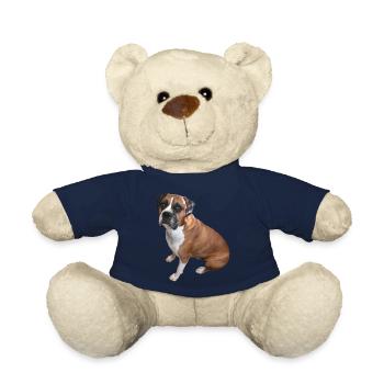Boxer chien - Nounours - bleu marine - Devant