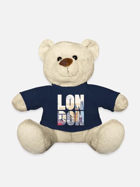 London - Teddy Bear - french navy