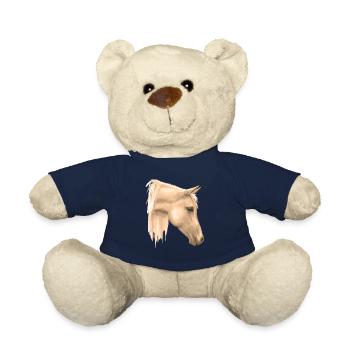 Horse motif - Teddy Bear - french navy - Front