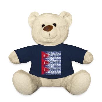 Cuba Cuban flag - Teddy Bear - french navy - Front