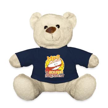 Surintendant drôles de blagues mignonnes - Nounours - bleu marine - Devant