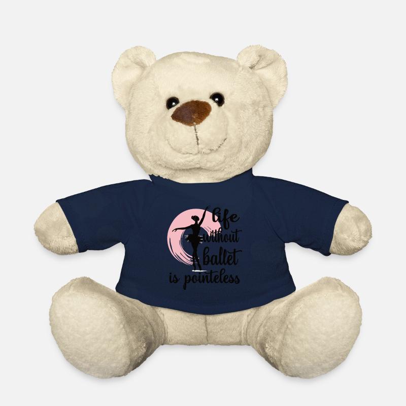 Cadeau de danseuse de ballet ballerine danseuse de ballet - Nounours - bleu marine