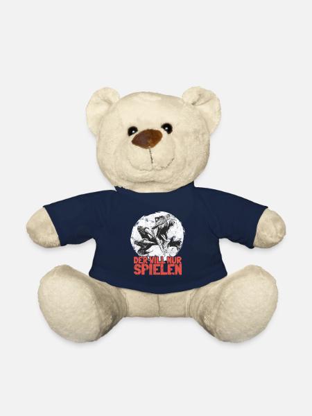 Dinosaurier T-Rex Der Will Nur Spielen - Teddy - French Navy