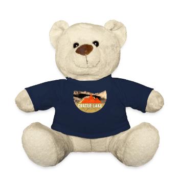 Vintage - Crater Lake National Park - Teddy Bear - french navy - Front