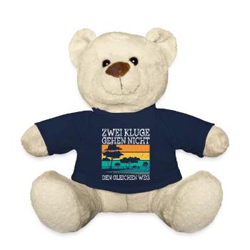 Afrika Liebhaber Tradition Reise Sprichwort - Teddy - French Navy - Vorne